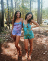 Organic Cotton Romper in Amethyst