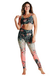Cherry Blossom Printed Yoga Leggings