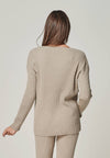 LOUNGEWEAR SET TAUPE - Blossom Sweater & Caja Legging