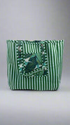 The Beverly Bag in Emerald Leaf