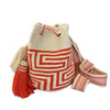 Aztec Tribal Crochet Bag | Rust with Crocheted Tassel