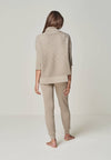 LOUNGEWEAR SET TAUPE - Bailey Sweater & Caja Legging