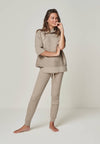 LOUNGEWEAR SET TAUPE - Bailey Sweater & Caja Legging