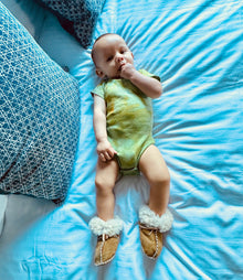  Organic Onesies in Seafoam