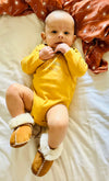 Baby Sheepskin Boots: Light Tan / Size 1-2Y